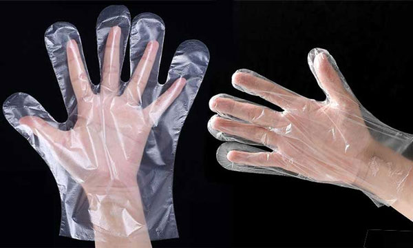 خرید دستکش یکبار مصرف نایلونی 100 تایی